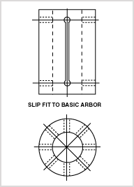 schematic of precision split-sleeve adapters